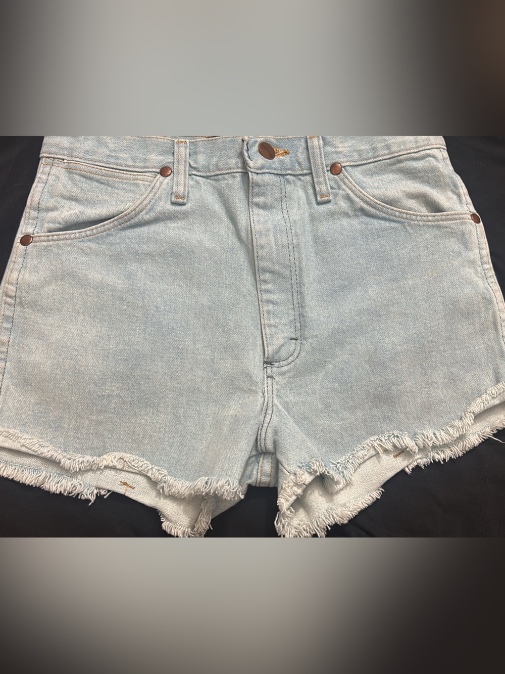 Urban Renewal Light Wash Denim Cutoff Shorts